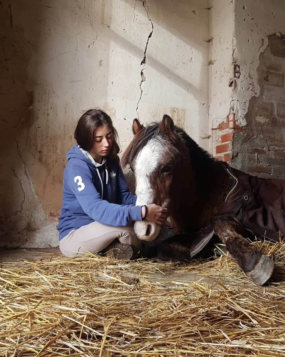Bérénice et Mystère, son poney, à l'origine de la marque